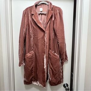 Women's J. Jill Velvet Coat